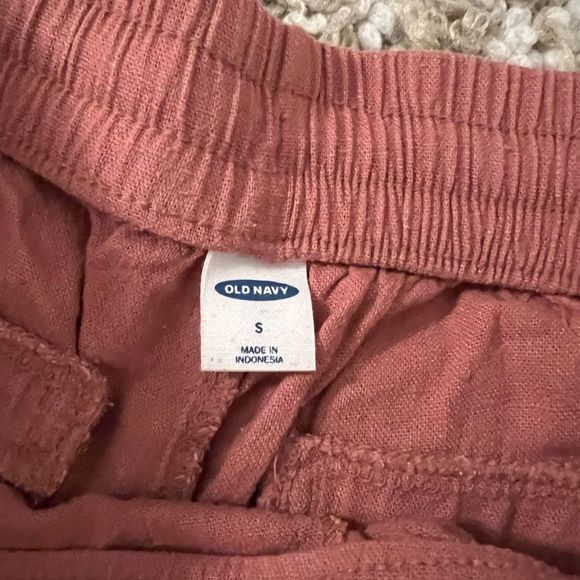 OLD NAVY Linen Shorts in Pink - Size Small - Picture 5 of 5